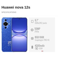 Used Huawei Nova 12i (6.7 inci) | | 8GB+256GB | |  HUAWEI MALAYSIA SET