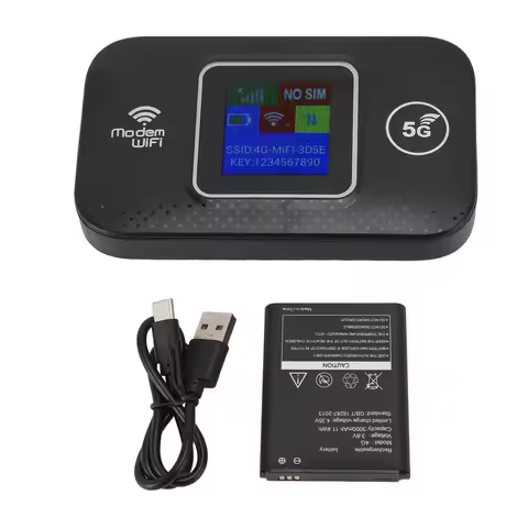 Portable WiFi Modem 300Mbps 4G Portable WiFi Router Sharing Up To 10 WiFi Devices USB Powered for Ce