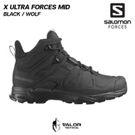 [NEW] Salomon - X Ultra Forces Mid [Black/Wolf] รองเท้าผู้ชาย รองเท้าเดินป่า วิ่งเทรล Trail Running 