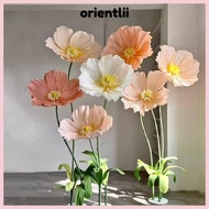 ORIENTLIIY Large Artificial Flower, Paper giant Simulate Giant Flower, 60cm Simulated Flower Photogr