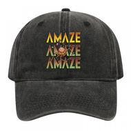 Project Hail Mary AMAZE AMAZE AMAZE Washed Baseball Cap, Rocky Alien Print Vintage Distressed Hat fo