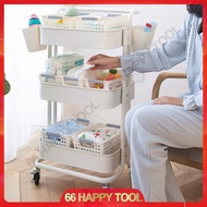 66 Happy Tool 3 Tier Trolley Kitchen Racks Office Shelves Book Shelving Kitchen Organizers Space Savers