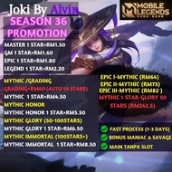 Joki Mobile Legends MLBB Murah Malaysia/MLBB  Boosting Rank Service/ML Boost/Push Ranked Booster/Win