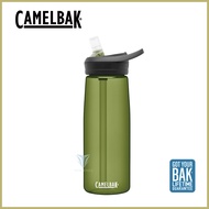 【CamelBak】CB2465301075 750ml eddy+多水吸管水瓶RENEW 橄欖綠