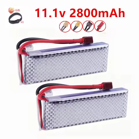 11.1V 2800mAh 3s 40C LiPo Battery For RC Helicopter Aircraft Quadcopter Cars Airplane With T/JST/XT3