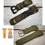 24mm bell 迷彩軍 綠色 適用 : bell & ross  適用 : bell & ross 柏萊士 錶帶