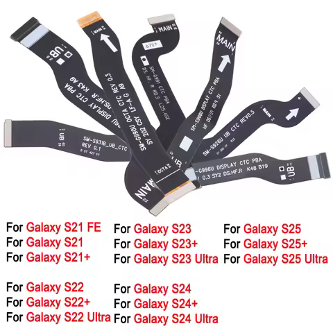 Replacing LCD Flex Cable For Samsung Galaxy S25 S24 S23 S22 S21 S21+ S22+ S22-Ultra S23+ S23-Ultra S