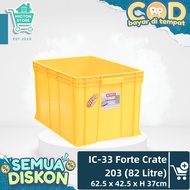 MICTON LION STAR Basket FORTE Crate 203 82L Plastic Crate IC-33 Premium Multipurpose Box Sturdy Dura