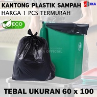 Kantong Plastik Sampah Trash Bag Hitam Ukuran 60x100 satuan ecer termurah / Kantong Sampah Plastik b