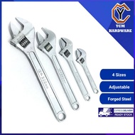Forged Steel 6”8”10''12'' Adjustable Wrench Spanner Heavy Duty Home Rachet Spanar Set Tools Hidup Be