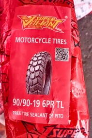 TUBELESS TIRE 90/90/19 FREE SEALANT PITO SUPER VALIANT