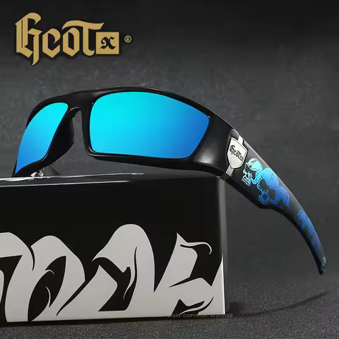 GCOTX Trendy Brand Sunglasses Motorcycle Punk Gangster Style Hip-hop Fashion Polarized Stylish Sun G