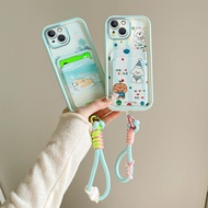 Casing iphone 13 Card bag with phone case for iphone 13 case