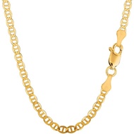 Nathalias NY 4.5 mm 10k Yellow Gold Mariner Link Chain