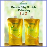 ♈ ∈ ❄ Bremod Keratin Silky Straight Rebonding 1 set 800ml