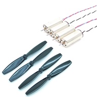 Set of 4 USAQ 8520 Coreless Brushed Motor 8.5x20mm 53,000rpm 65mm Propeller Set