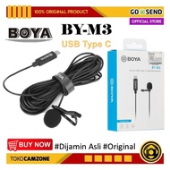 Boya BY-M3 Clip On Mic Microphone with USB Type C for Smartphone
