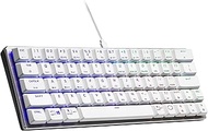 Cooler Master SK620 Wired Gaming Keyboard - Compact 60% Layout, Flat Mechanical Switches, RGB Lighti