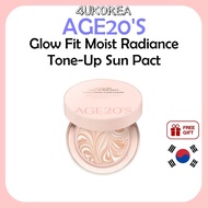 (+Refill) AGE20'S Glow Fit Moist Radiance Tone-Up Sun Pact 12.5g / K-BEAUTY