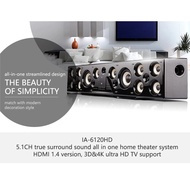 Mastersat Ch5.1 3D Surround & Dolby Home Theater Bluetooth Sound Bar (สีดำ)