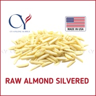 USA Almond Strips 1KG | 500G | 250G | 100G Almond Silvered | Kacang Badam Hiris | Badam Panjang