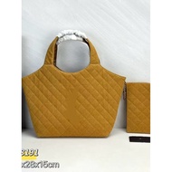 SL * Frosted New Style ICARE Tote Bag Shopping Bag Large Capacity Handbag Letter Bag