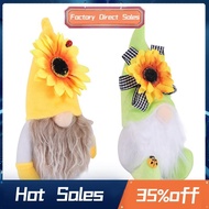 2 PCS Sunflower Gnome Summer Gnomes Plaid Sunflower Gnome Ornaments Sunflower Decor
