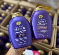 Cặp dầu gội và dầu xả biotin collagen của mỹ chai 385ml ngăn ngừa rụng tóc kích thích mọc tóc - Shop