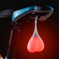 Tail Light Balls Silicone Waterproof LED Tail Light Reusable Heart Shaped Light with 3 Lighting Mode