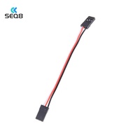 [SEQ8] 10Pcs 10cm 26AWG to Male JR Plug Servo Extension Lead Wire Cable new