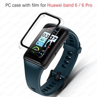 2in1 PET Film + PC Hard Case For Huawei Band 6 / 6 pro Screen Protector Cover