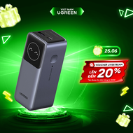 Pin sạc dự phòng Ugreen Nexode 25000mAh-200w/20000mAh-130w/12000mAh-100w | Màn LED | Chính hãng - BH