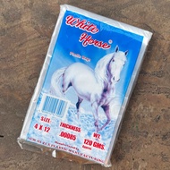 [Whitehorse] Plastic Bag Ice Bag White Horse Size 4x12 inches, Thickness .00085 | Approx 100pcs / 50