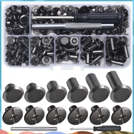 Chicago Screw Leather Rivets Assorted Screw Rivets M5 Chicago Binding Screws for Decorating PU Craft