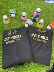 Ψ 山水體育用品店 Ψ【YONEX 配件】李洋 王齊麟 全台限量發行 紀念簽名絨毛拍袋