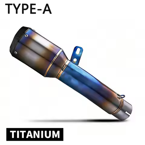 60mm Motorcycle Exhaust Racing Austin Racing Ti Alloy Muffler Models for MT-10 YZF-R1 2014-2025