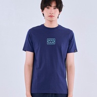 Mossimo Axton Navy Blue Muscle Fit Tee For Men