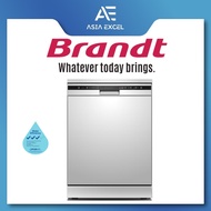 BRANDT DWF137DS 60CM SILVER FREE STANDING DISHWASHER