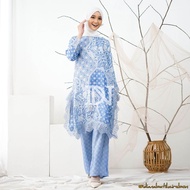 Diana Batik - ONE SET TUNIK LACE MOTIF BAHAN VISCOSE | Set Tunik Batik Viscose