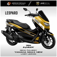 DECAL FULL BODY YAMAHA NMAX NEW 2020 LIVERY LEOPARD RACING / STIKER MOTOR NMAX BARU DESAIN CUSTOM / 