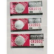 Maxell Lithium Battery CR 2016 /CR 2025 / CR 2032 /MADE IN JAPAN