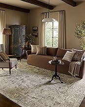 Loloi Amber Lewis Honora Collection HON-06 Grey/Taupe 3'-9" x 5'-9" Accent Rug