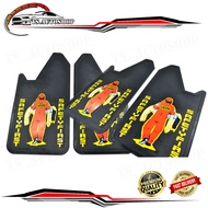 แผ่นยางบังโคลน  บังโคลน  ยางบังโคลน  กระบะ ลาย  SAFETY FIRST V.3   1 ชุด 4 ชิ้น ใส่ได้ทั้งด้านหน้าแล