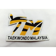 Taekwondo Malaysia Logo TM sulam logo Embroidery Patches