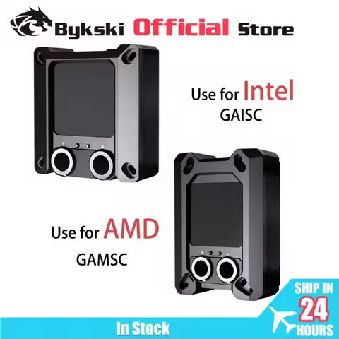 Granzon GAMSC / GAISC Digital Display CPU Block Use for AMD RYZEN 3600 AM3 AM4 / INTEL LGA 1700 1800