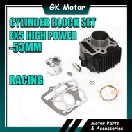 EX5 HIGH POWER EX5 HP 53MM RACING BLOCK COMP SET RACING CYLINDER BLOK SET 53MM EX5 HIGH POWER EX5 HP