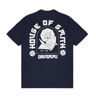 Smith's House Men's Short Sleeve T-Shirt-Origami Navy 6 -