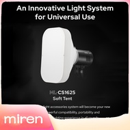 miren-my Godox ML-CS1625 Soft Tent Kit with 3 Adapters for Photography Light Flash Studio Portrait L