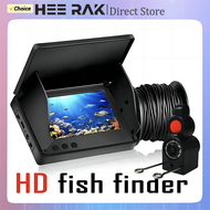 Portable Fish Depth Finder Water Handheld 1080P 4.3 Inch LCD Fish Finder Underwater 220° Fishing Cam