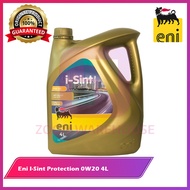 Eni i-Sint Protection 0W20 Fully Synthetic Gasoline Engine Oil (4L)